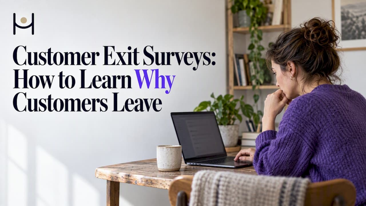 Customer Exit Surveys: How to Learn Why Customers Leave